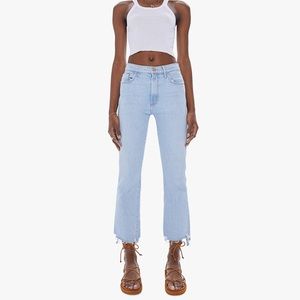 MOTHER The Insider Crop Step Chew